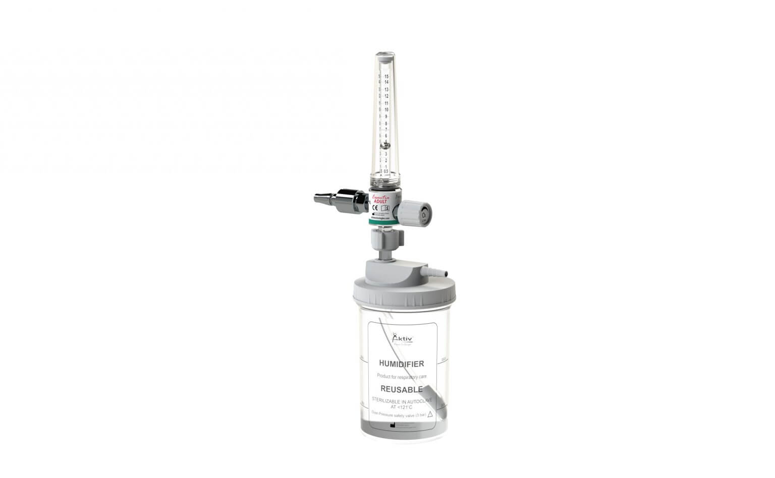 Flow Meter with Humidifier